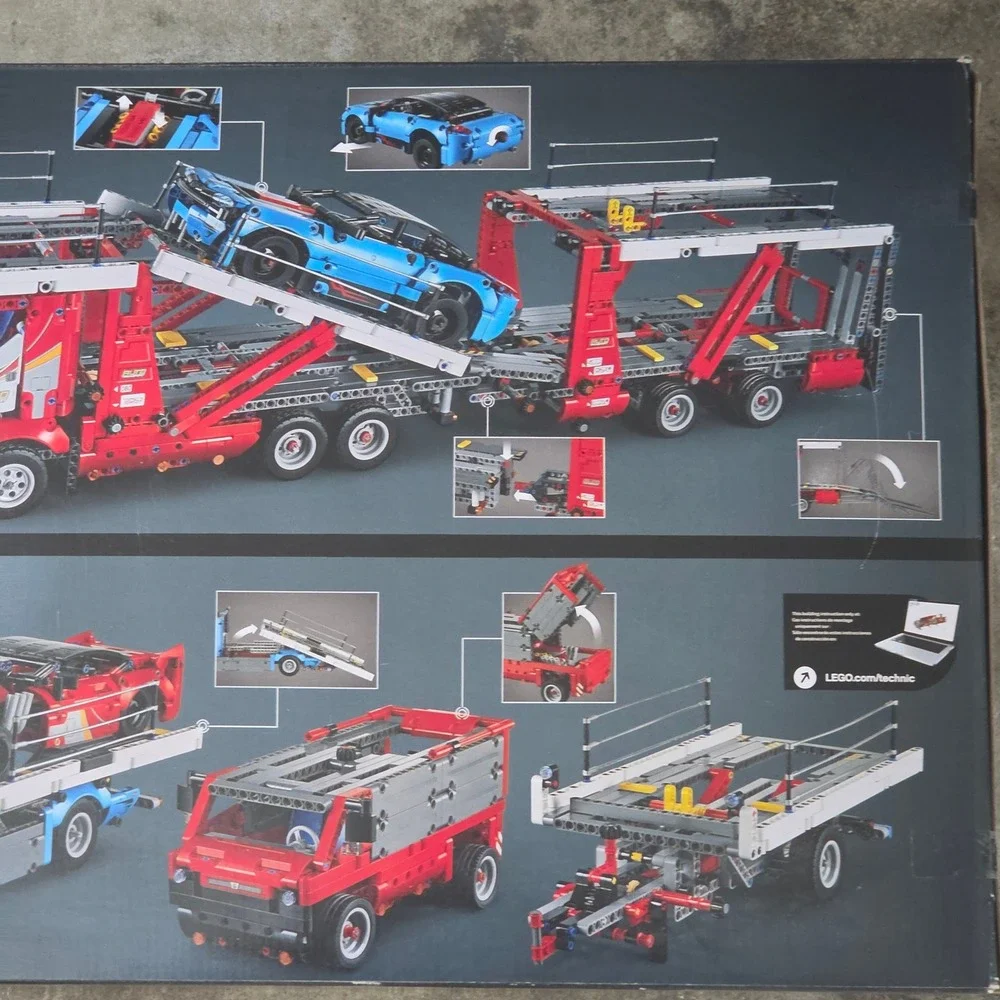 LEGO Technic Car Transporter 42098 Kids New 2-in-1 2493 Pcs 42098